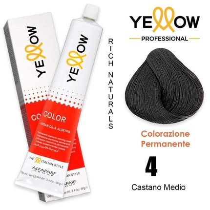 Yellow Alfaparf Yellow Color Permanent 4.0 100Ml