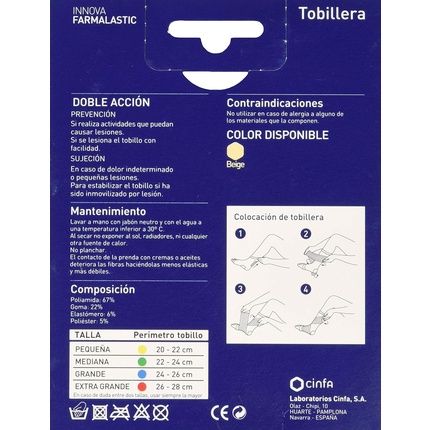 Tobillera Farmalas Innova T/M 22-24Cm