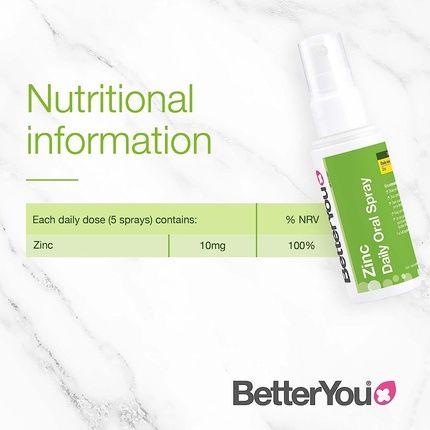 Betteryou Zinc Daily Oral Spray 50Ml