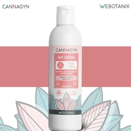 Webotanix Intimate Gel 250Ml Cannagyn Soothing And Moisturizing