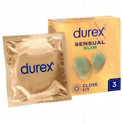 Durex Sensual Slim Condoms - 3 Pieces