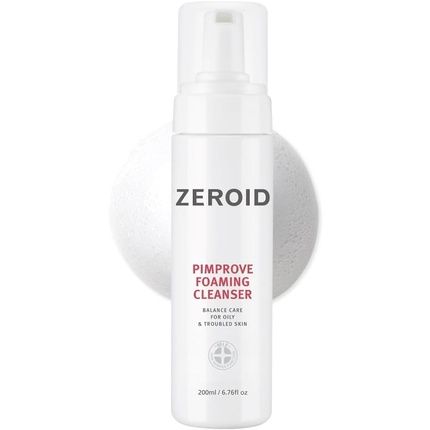 Zeroid Pimprove Foaming Cleanser Korean Dermocosmetic Balanced Care For Oily Skin
