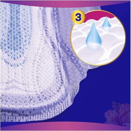 Always Platinum Night Sanitary Towels With Wings Size 3 8 Pads - Image 3
