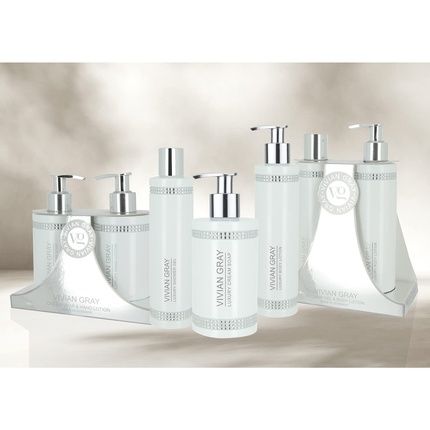 Vivian Gray 3210 Soap Dispenser With Crystals Cream Soap, White 250 Ml