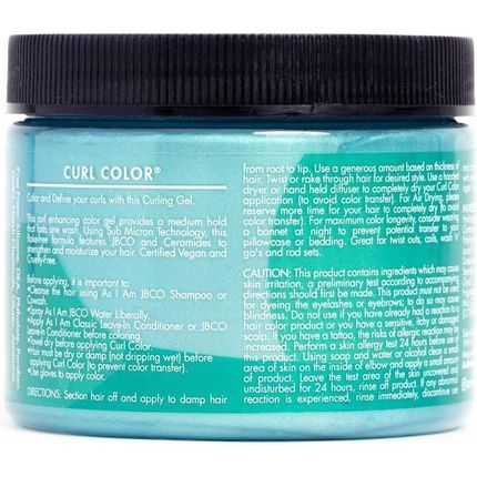 As I Am Curl Color Minty Mermaid Temporary Color & Curling Gel 6Oz - Image 3