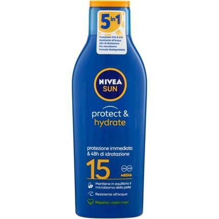 Nivea Sun Protect & Hydrate Sun Milk Lotion Spf 15 200Ml
