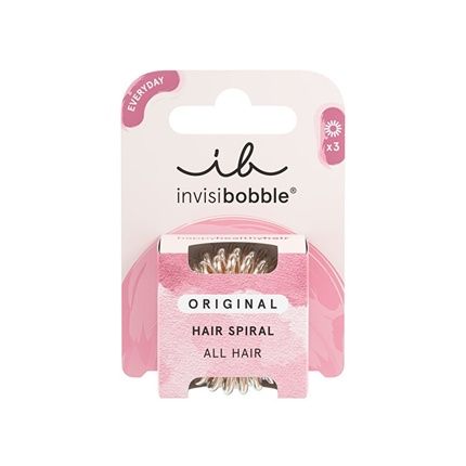 Invisibobble Original Bronze Me Pretty Hair Band 3 Pieces