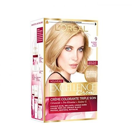 Excellence Creme Tinte 9 Light Sahara Blonde - Image 3