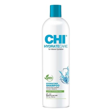 شامبو مرطب Chi Hydratecare 25 أونصة سائلة - يوازن رطوبة الشعر ويوفر حماية فائقة ضد التلف والكسر