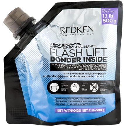 Redken Flash Lift Bonder Inside Hair Lightening Powder 500Ml - Image 3