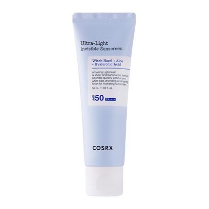 Cosrx Ultra Light Invisible Sunscreen Spf 50 50 Ml Moisturizing Skin Cream For Tanning