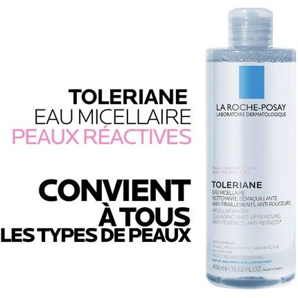 La Roche-Posay Micellar Water Ultra For Reactive Skin 400Ml - Pack Of 2