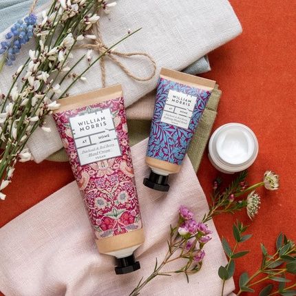 William Morris At Home Patchouli & Red Berry Hand Care Gift Set 100Ml Hand Cream 50Ml Hand Scrub 35Ml Nail & Cuticle Cream Essential Oils Vegan Friendly - Image 3
