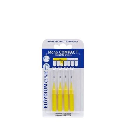Elgydium Clinic Mono Compact Interdental Brush Yellow Iso 2 4 Units