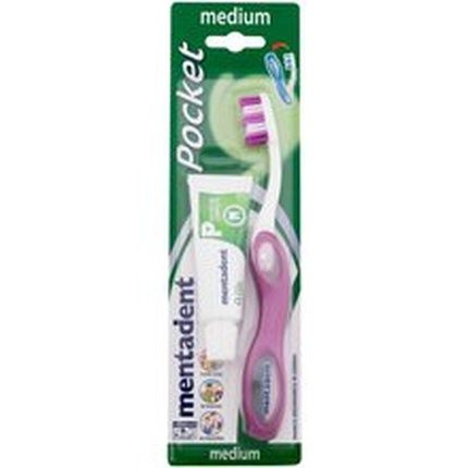 Mentadent Pocket Toothbrush Travel Toothbrush