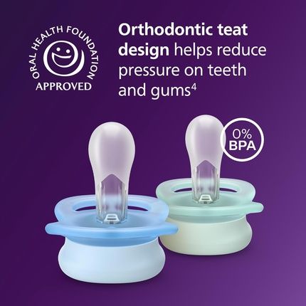 Philips Avent Ultra Start Orthodontic Soother For Newborns - Image 3