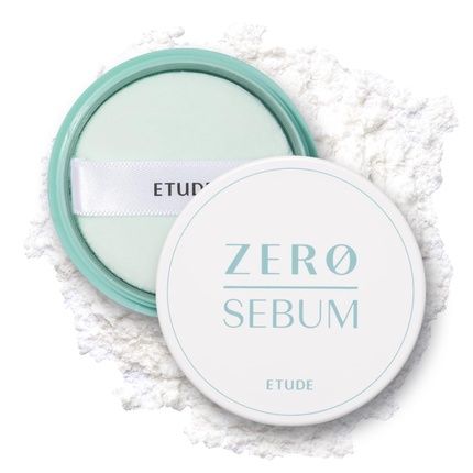 Etude Zero Sebum Drying Powder 4G New Lightweight Oil Control No Sebum Loose Face Powder With 80% Mineral Long Lasting For Setting Or Foundation Makes Skin Downy 4G