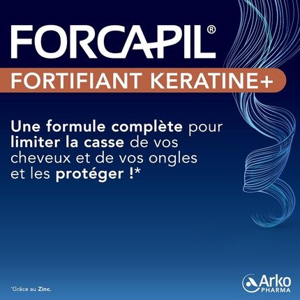 Arkopharma Forcapil Fortifying Keratin 3 Month Program 180 Capsules