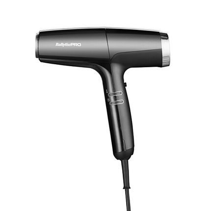 Babyliss Pro Falco Digital High-Speed Hair Dryer Black Silver
