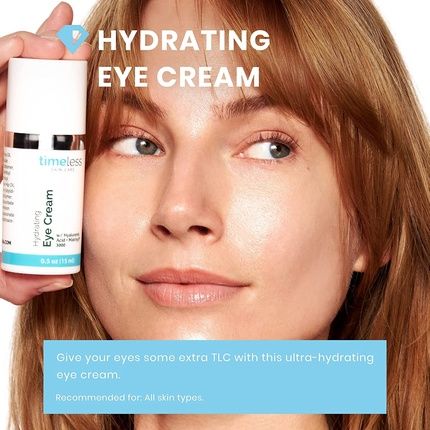 Timeless Skin Care Hydrating Hyaluronic Acid Matrixyl Algae Eye Cream 0.5Oz