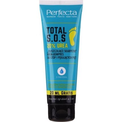 Perfecta Total Sos Cream Heel Peeling Socks Urea Scrub Cream