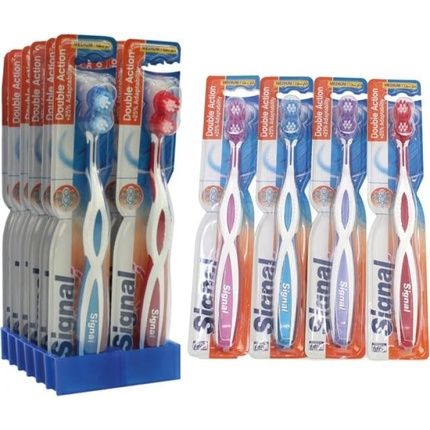 Signal Dual Action Toothbrush Medium