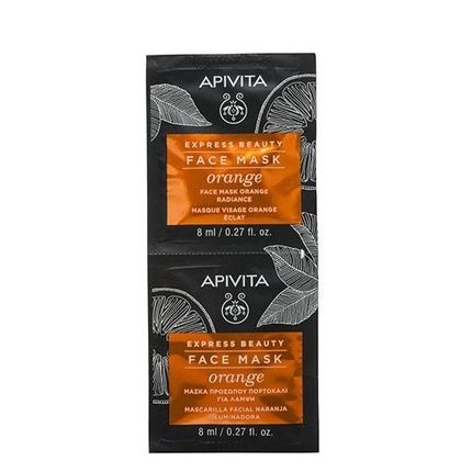 Apivita Express Beauty Illuminating Orange Mask 2X8Ml Brightening Face Mask