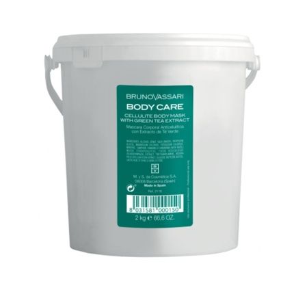 Bruno Vassari Body Care With Green Tea Extract Anti-Cellulite Body Cream Mask - 2000 Grams