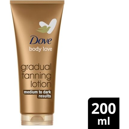 Dove Summer Revived Medium To Dark Gradual Tanning Lotion 200Ml