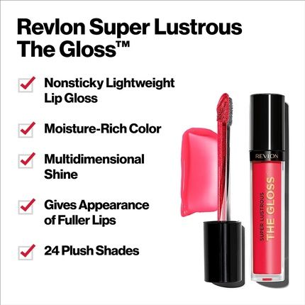 Revlon Super Lustrous No. 240 Lip Gloss 3.8Ml Fatal Apple - Image 3