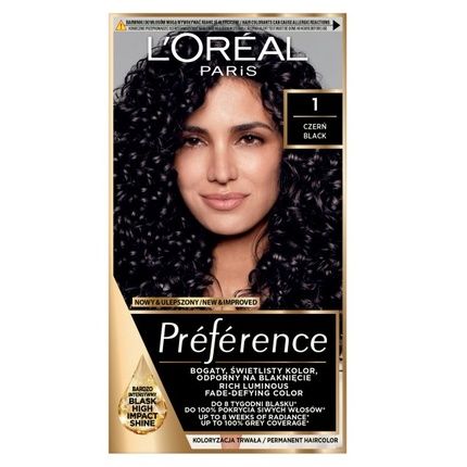 L'Oreal Preference Hair Color 1 Napoli Red