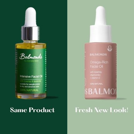 Balmonds Intensive Facial Oil 30Ml 100% Natural Oil With Rosehip And Lavender - Image 3
