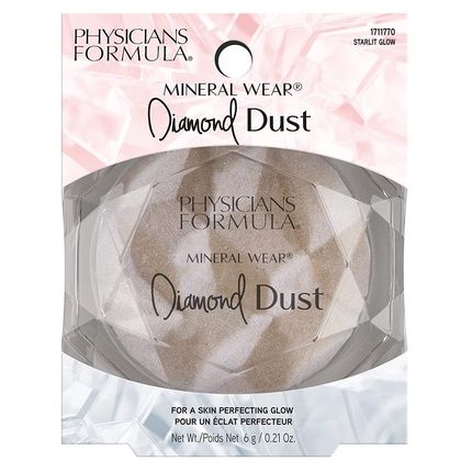 Physicians Formula Mineral Wear Diamond Glow Dust Bronzer Powder With Radiant Glimmer Effect Starlit Shine