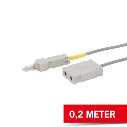 Cobinet Lsa Test Cord 2/1, 2-Pin, 0.2M