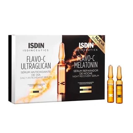 Isdin Isdinceutics Flavoc Melatonin Ultraglican Serum 20 Vials