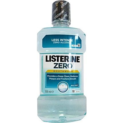 Zero Mild Mint Mouthwash 500Ml Alcohol-Free