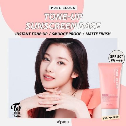 A'Pieu Pure Block Tone Up Sunscreen Base Spf50+/Pa+++ 50Ml