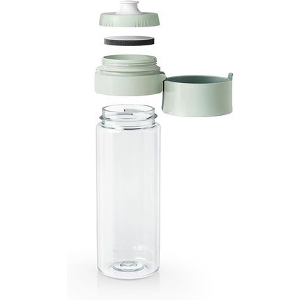 Brita Model Vital Water Filter Bottle Light Green 600Ml Including 2 Microdisc Filters - Practical Water Bottle With Water Filter For Travel Filters Chlorine & Bacteria When Drinking/Dishwasher