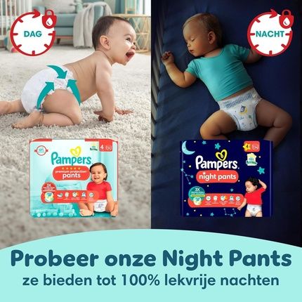 Pampers Baby Nappies Pants Size 7 Premium Protection Extra Large Monthly Box