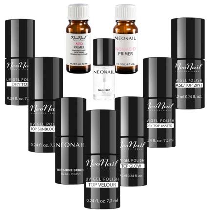 Neonail Uv/Led 2In1 Dry Top Base Extra Nail Prep Primer