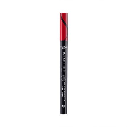 L'Oreal Paris Infaillible Grip 36H Microfine Brush Eyeliner 01 Obsidian Black 0.4G