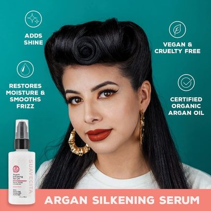 Suavecito Argan Silkening Serum Wild Berry For Women 50Ml - Image 3