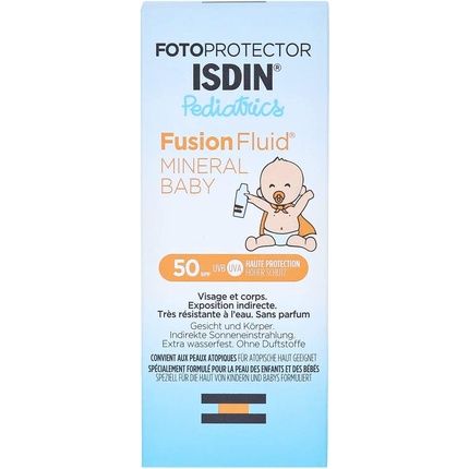 Isdin Fotoprotector Pediatrics Fusion Fluid Mineral Baby Spf 50+ 50Ml