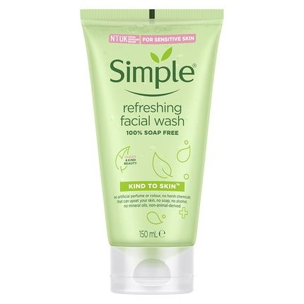 Simple Refreshing Facial Wash Gel For Sensitive Skin 150Ml