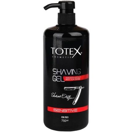 Totex Shaving Shave Gel Sensitive Smooth Skin Cool Effect Men Care Full Body Bikini Line For Women 750Ml