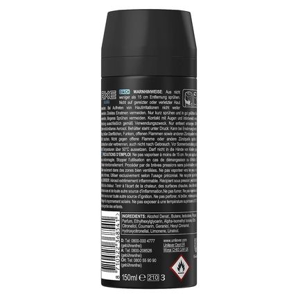 Axe Alaska Deodorant Body Spray Without Aluminum 150Ml