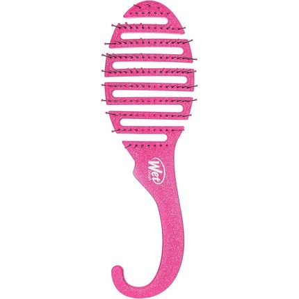 Wet Brush Shower Detangler Brush Pink Glitter For Unisex