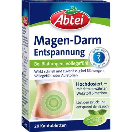 Abtei Stomach And Intestinal Relaxation Tablets For Bloating