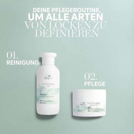 Wella Professionals Nutricurls Shampoo For Waves - Cares & Defines Waves