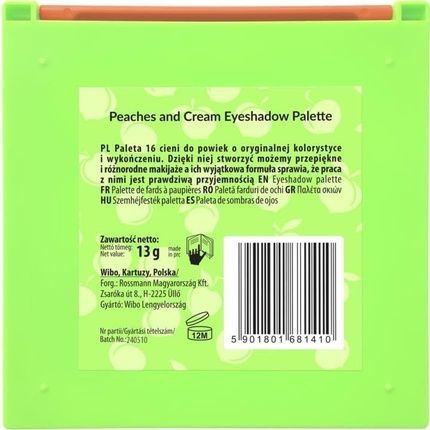 Lovely Peaches And Cream Eyeshadow Palette